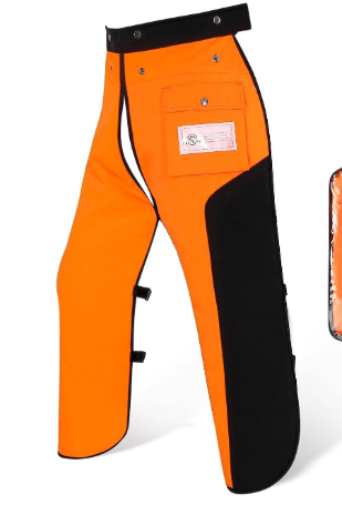 Chainsaw Chaps Apron 8-Layer Wrap for Men/Women Loggers Forest Workers Protective Chain Saw Pants Adjustable