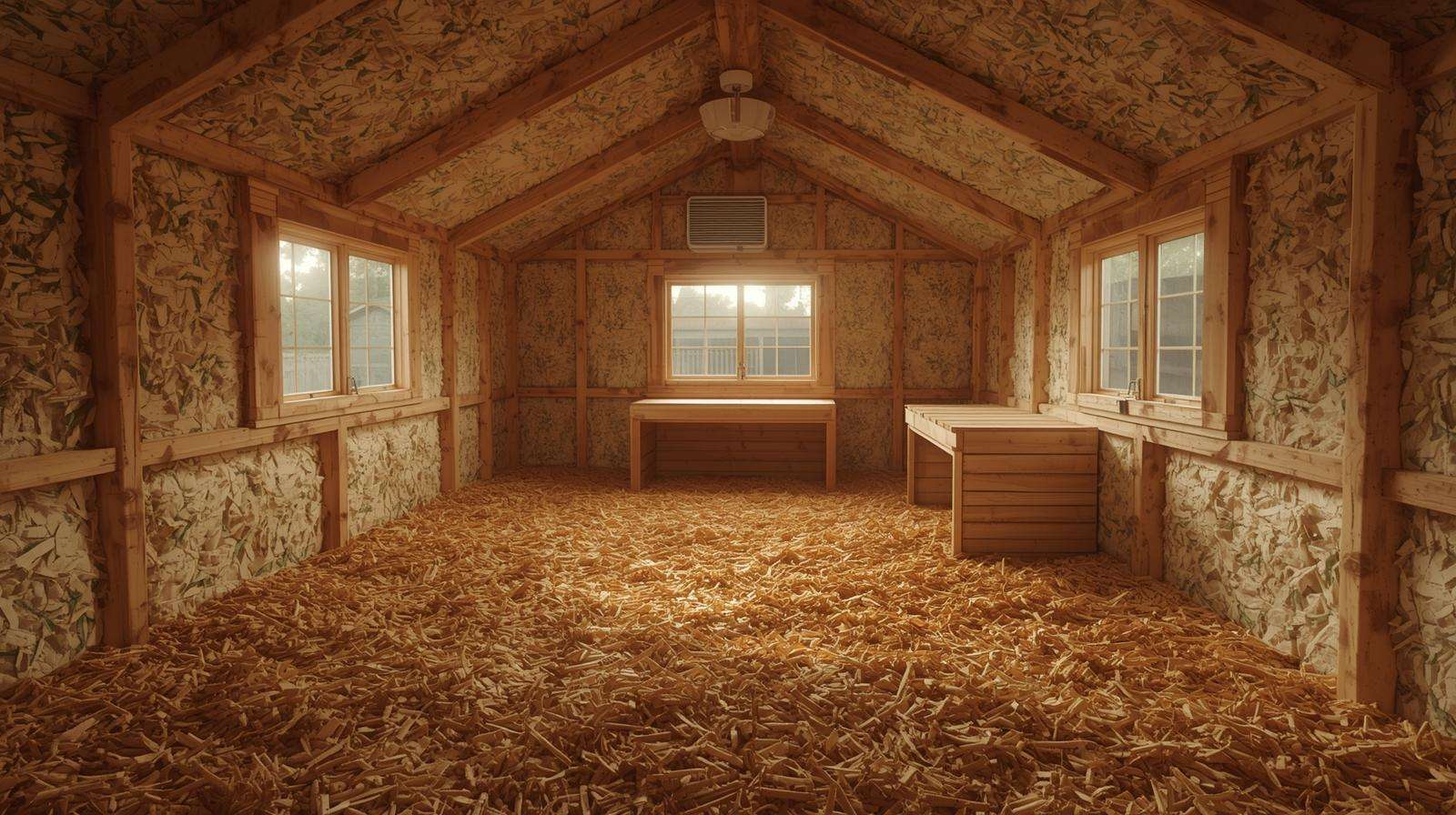 Insulated draft-free coop for molting hens – comfort strategies helping chickens through a hard molt