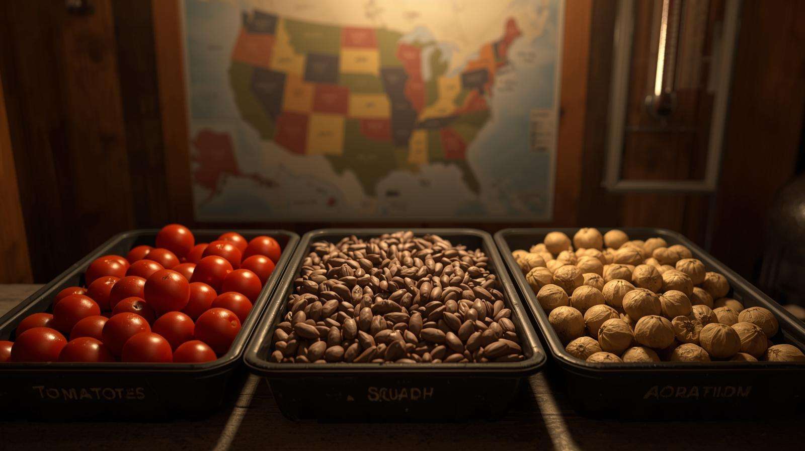 Region-adapted seed varieties in trays – key to local seed swaps all year
Image 5 Prompt: