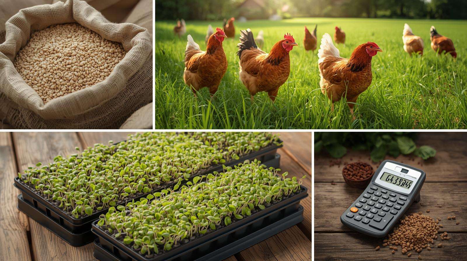 Pasture and fodder for broilers – meat chicken economics feed savings