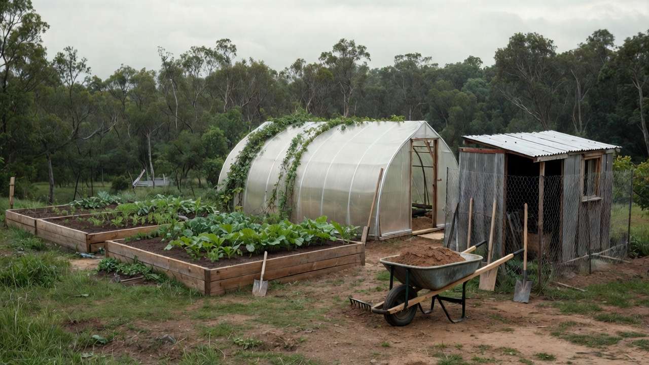 Structures and Tools for Off-Grid Gardening