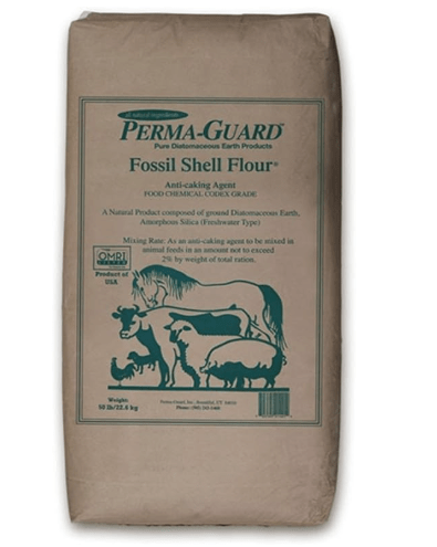 Permaguard Fresh Water Food Grade Diatomaceous Earth, 50-Pound, White