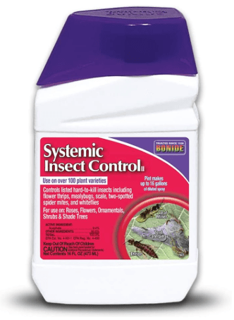 Bonide Systemic Insect Control, 16 oz Concentrate Long Lasting Insecticide for Outdoor Gardening, Makes 16 Gallons