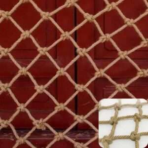Pithsdp Rope Netting for Pets,Safety Rope Net for Playgrounds, Gardens Fence, Staircase Protection, Balconies.(5Mx5M)