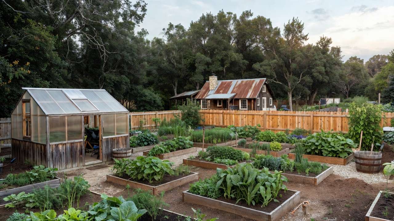 Structures and Tools for Off-Grid Gardening