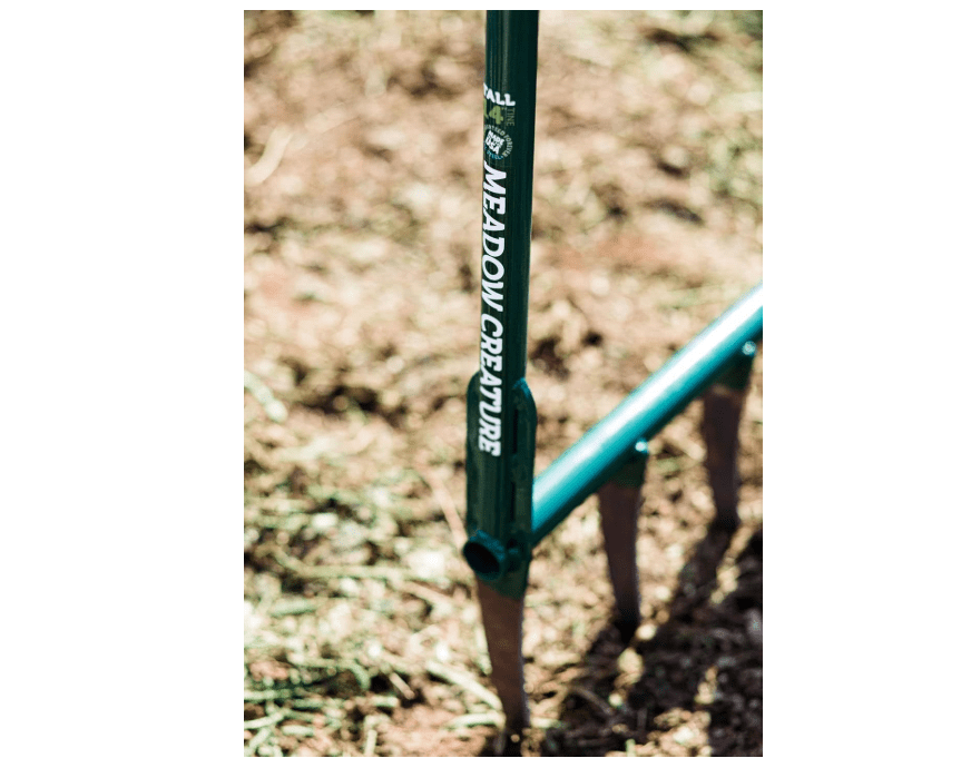 Meadow Creature's All Steel Broadfork: The Peoples Broadfork ,12 tines Green BF-12 BF-12