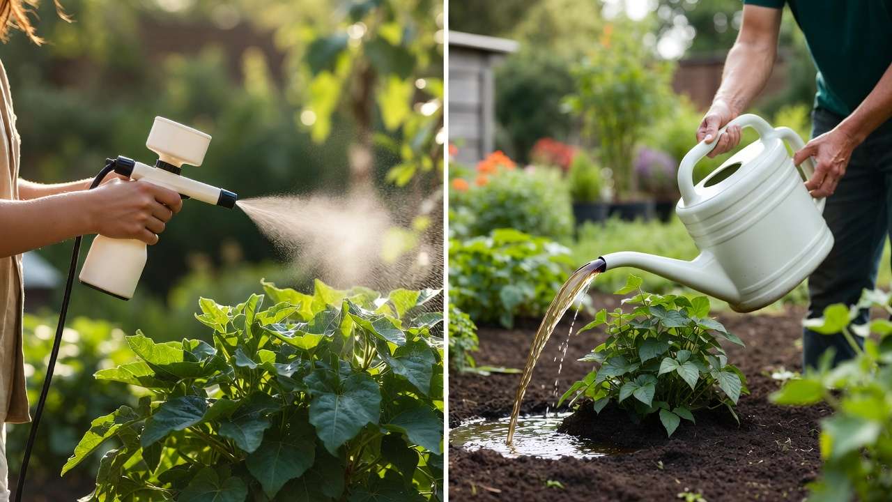 Compost Tea Foliar Spray vs Soil Drench – Which is Better?