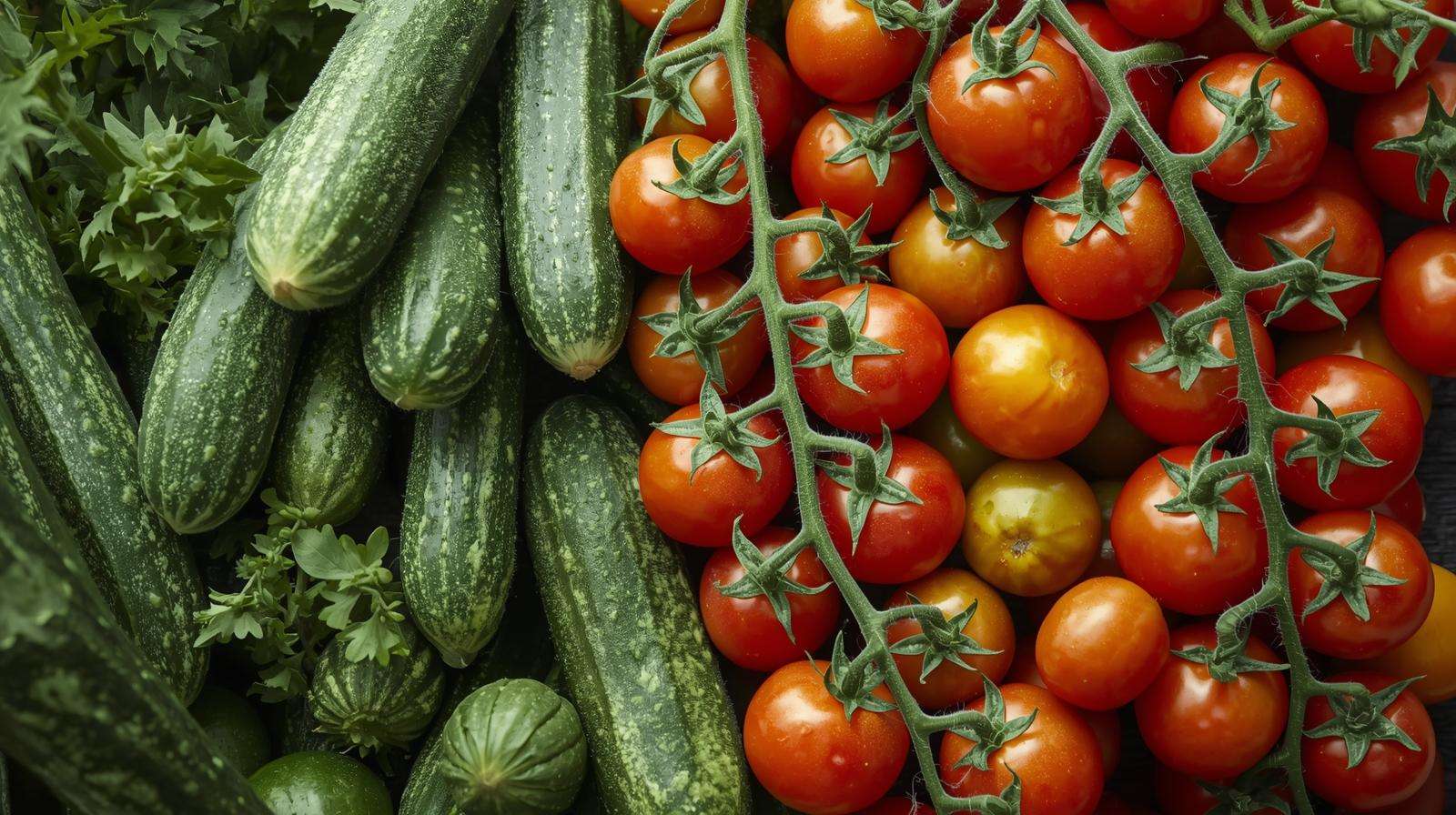 Cucumbers and Cherry Tomatoes Trellis Need & Best Setup