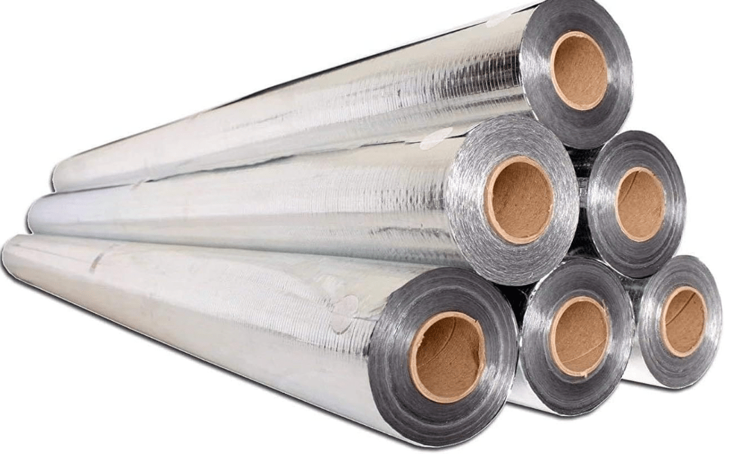 US Energy Products Radiant Barrier Insulation 1000 sqft (4ft Wide) Commercial Grade Perforated No Tear Green Energy Radiant Barrier Reflective Insulation Solar Attic Foil Roof House Wrap SCIF RIFD 