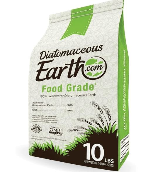 DiatomaceousEarth Food Grade Diatomaceous Earth – 10lb | 100% Organic, All-Natural Powder | Safe for Humans & Pets | OMRI Listed for Organic Use