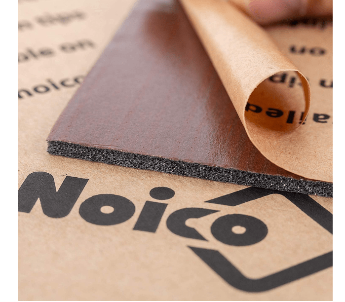 Noico Red 150 mil (4mm) 36 sqft (3.4 sqm) Noico Liner Car Heat and Sound Insulation,Heat and Cool Liner, Self-Adhesive Closed Cell Foam (PE Foam)