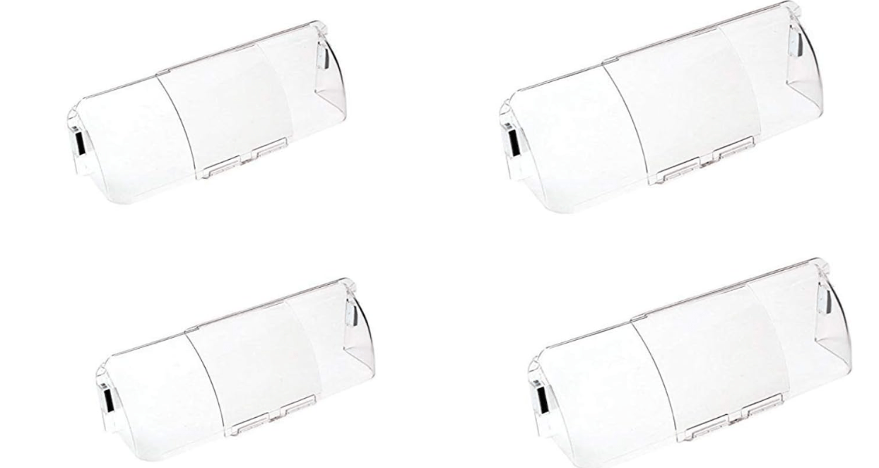 Frost King HD7 Premium Unbreakable Air Deflector, 2 Piece (4 Pack Bundle)
