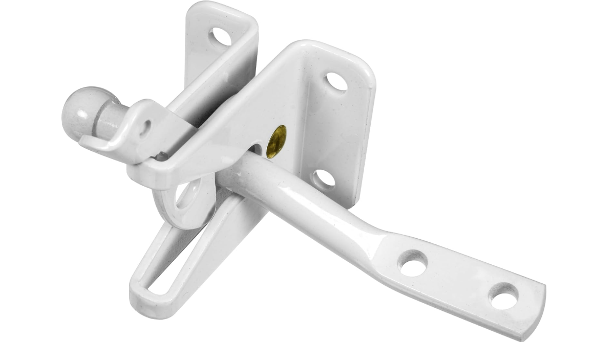 National Hardware N262-105 Stanley Gate Latch, Regular, White

