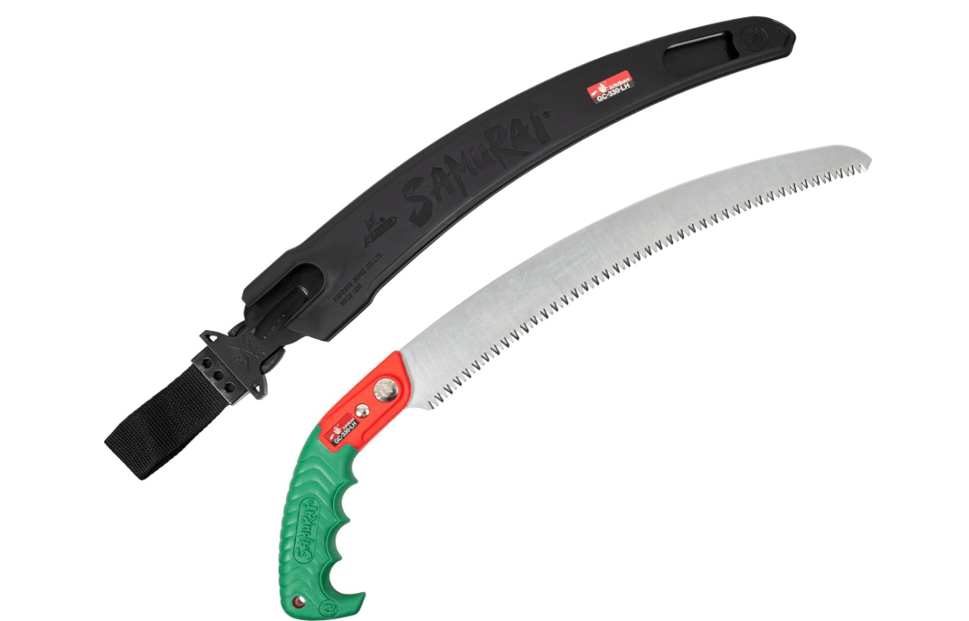 Samurai Ichiban 13" (330mm) Curved Pruning Saw w/Scabbard GC330LH (13114)
