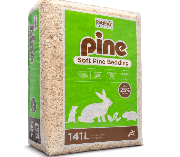 PETSPICK Pine Small Pet Bedding, 141L