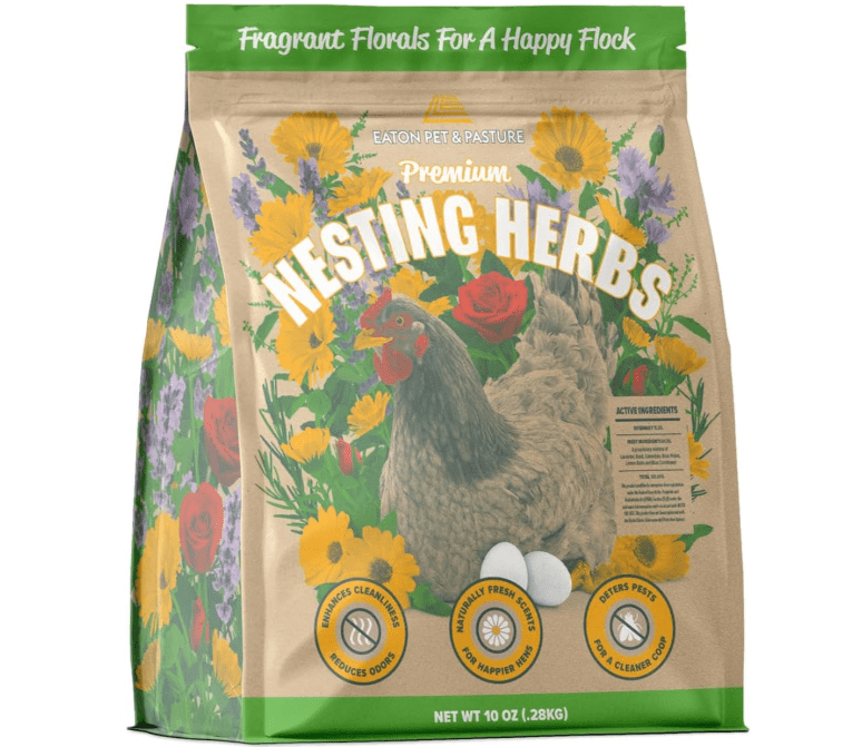Eaton Pet and Pasture Premium Nesting Herbs, Aromatic Blend for Nesting Boxes & Chicken Coop, Natural Refresher & Pest Deterrent
