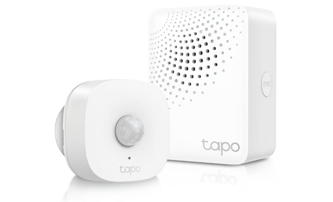 TP-Link Motion Sensor Starter Kit: Motion Sensor T100 + Hub H100 (Long Battery Life, Wide Range Detection, Adjustable Sensitivity, Real-Time Notification, Smart Action) 