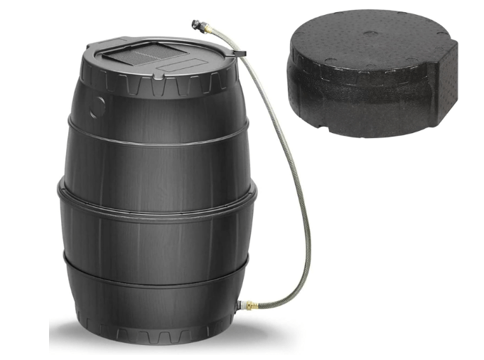 50 Gallon Rainwater Collection Barrel with Stand