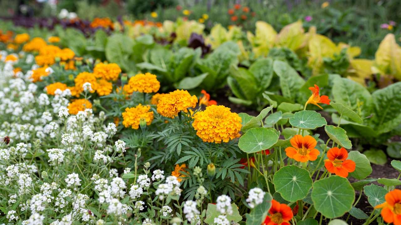 Companion Flowers Actually Affect Pests in Vegetable Beds
