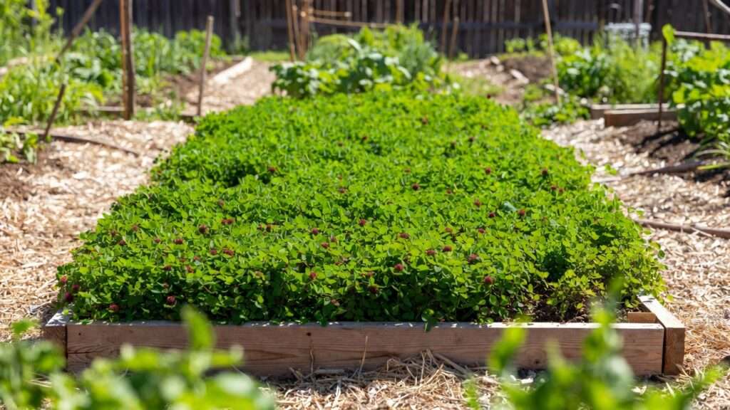 Hands holding rich fertile soil with earthworms demonstrating benefits of crop rotation for homestead soil health