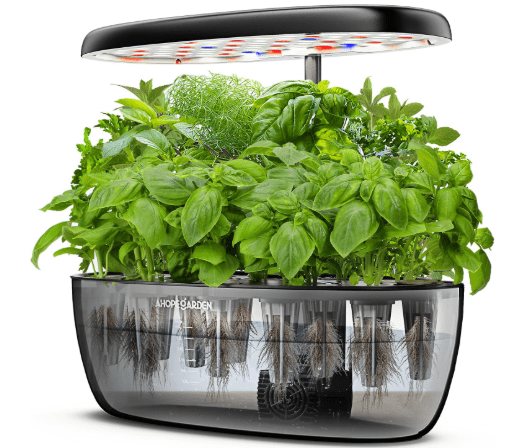 Ahopegarden Indoor Garden Hydroponics Growing System: 12 Pods Plant Germination Kit Garden Kit