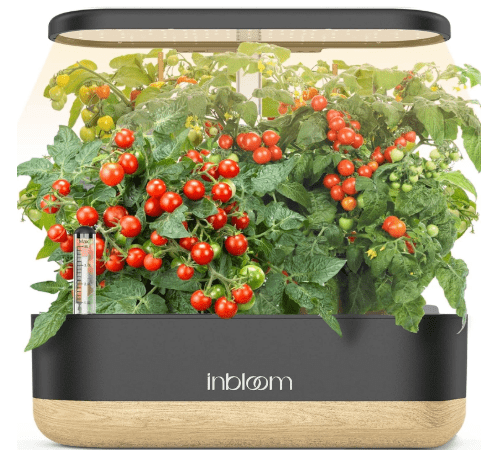 inbloom Hydroponics Growing System 12 Pods, Indoor Herb Garden with LEDs Full-Spectrum Plant Grow Light