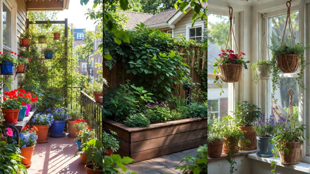 Small space container and raised bed gardens in US urban and suburban settings for maximum grocery savings
