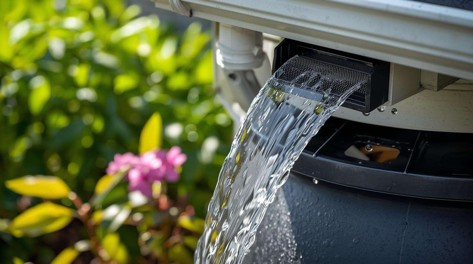 First-flush diverter and screened rain barrel for safe rainwater collection and storage