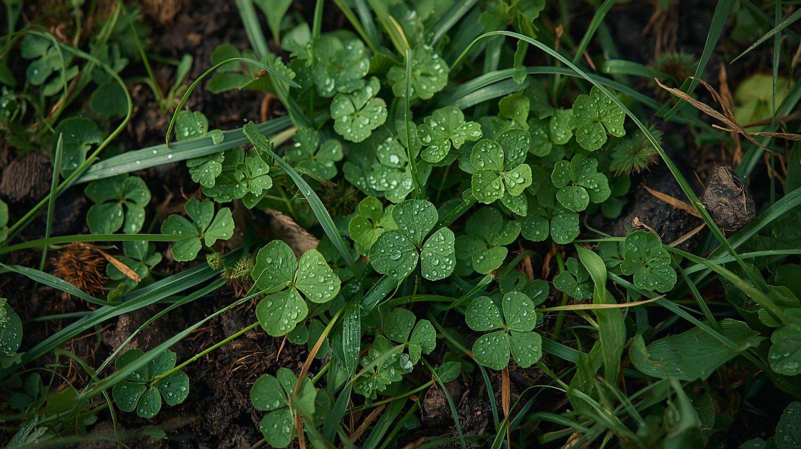 Nutritious duck pasture mix with clover, chicory, and ryegrass for optimal foraging