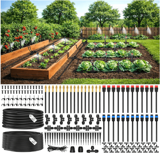 MIXC 2026-Upgrade 360° Adjustable Drip Irrigation System Kit