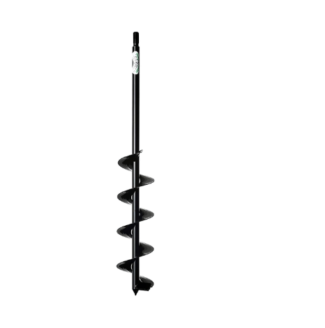 Power Planter Extended Length Garden Auger Drill Bit, 3" x 24" with 1/2" Non-Slip Hex Drive, Auger Drill Bit for Planting Bulbs and Potted Plants