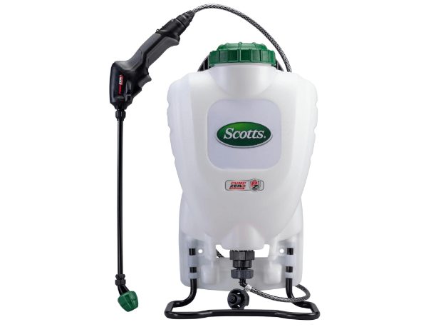 Scotts 2 Gallon Lithium-Ion Power Wand Backpack Sprayer for Sprayer for Watering, Fertilizing and Controlling Weeds in Lawn, Garden, Yard