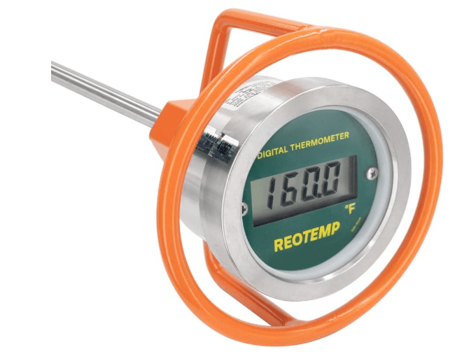 REOTEMP Heavy Duty Digital Compost Thermometer - Fahrenheit, Made in The USA (48")