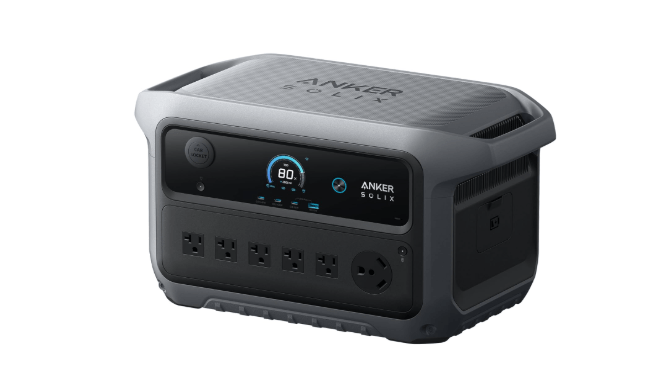 Anker SOLIX C2000 Gen 2 Portable Power Station, 2,400W (Peak 4,000W) Solar Generator, Full Charge in 58 Min, 2048wh LiFePO4 Battery for Home Backup