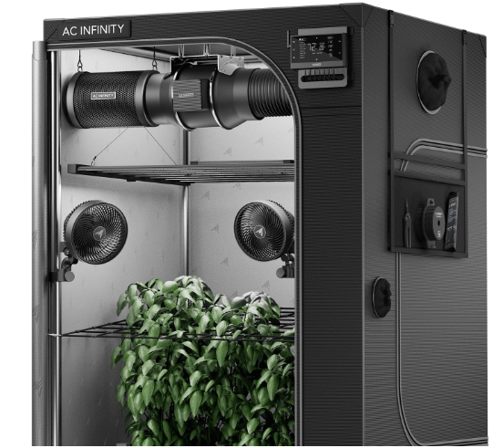 AC Infinity AI Grow System PRO 4x4, 4-Plant Kit w/WiFi App, Includes Dynamic Self Learning AI Controller, LM301H EVO LED Lighting, 2000D