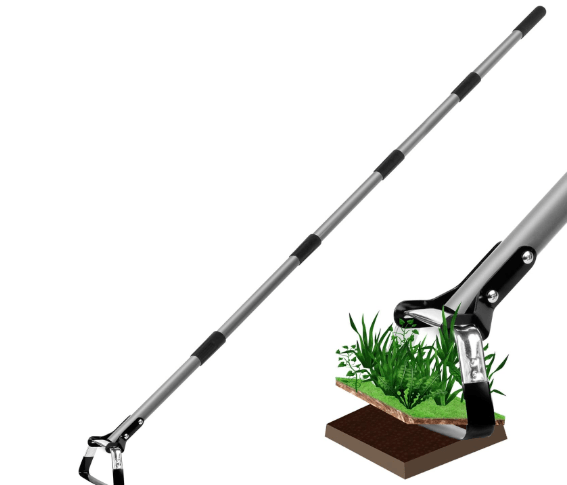 Walensee Action Hoe for Weeding Stirrup Hoe Tools for Garden Hula-Ho with Adjustable 36-81 Inch Scuffle Loop Hoe Gardening Weeder Cultivator, Sharp Metal Handle
