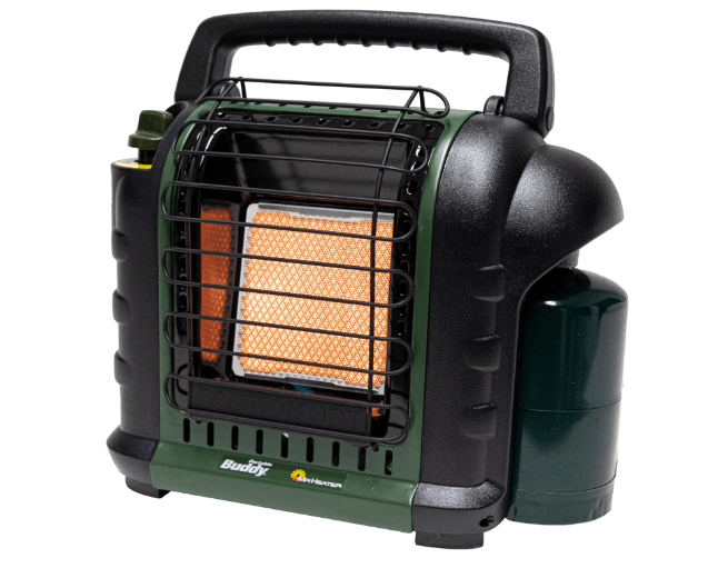 Mr. Heater Buddy 4,000-9,000-BTU Indoor-Safe Portable Propane Radiant Heater - Green