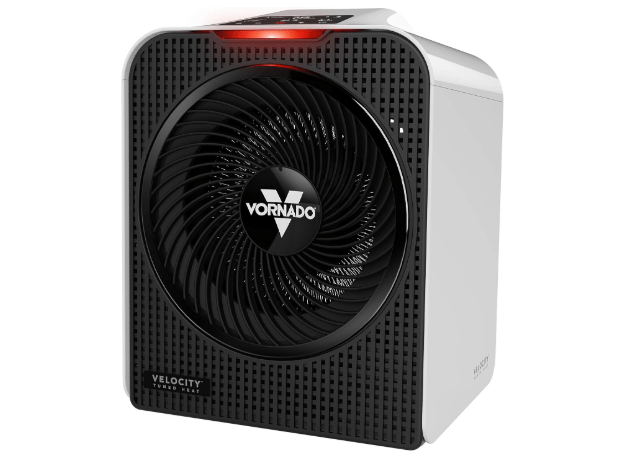 Vornado Velocity 5 Whole Room Space Heater with Auto Climate Control, Timer, and Safety Features, White, Large