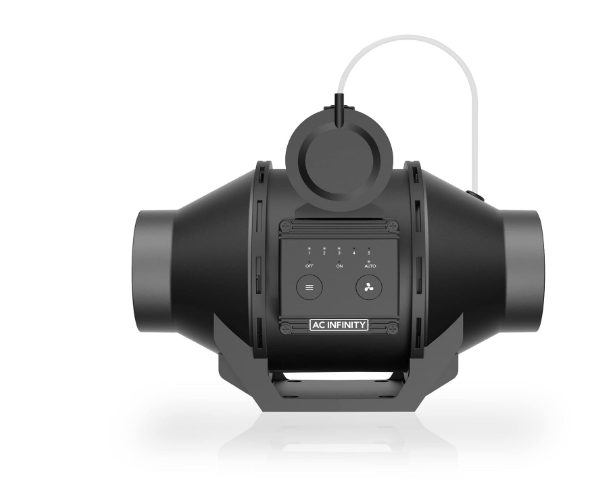 AC Infinity Automatic Duct Fan 4", Inline Fan with Differential Pressure Switch, Air Vent Booster Fan for Industrial HVAC Ducting Ventilation Exhaust Systems