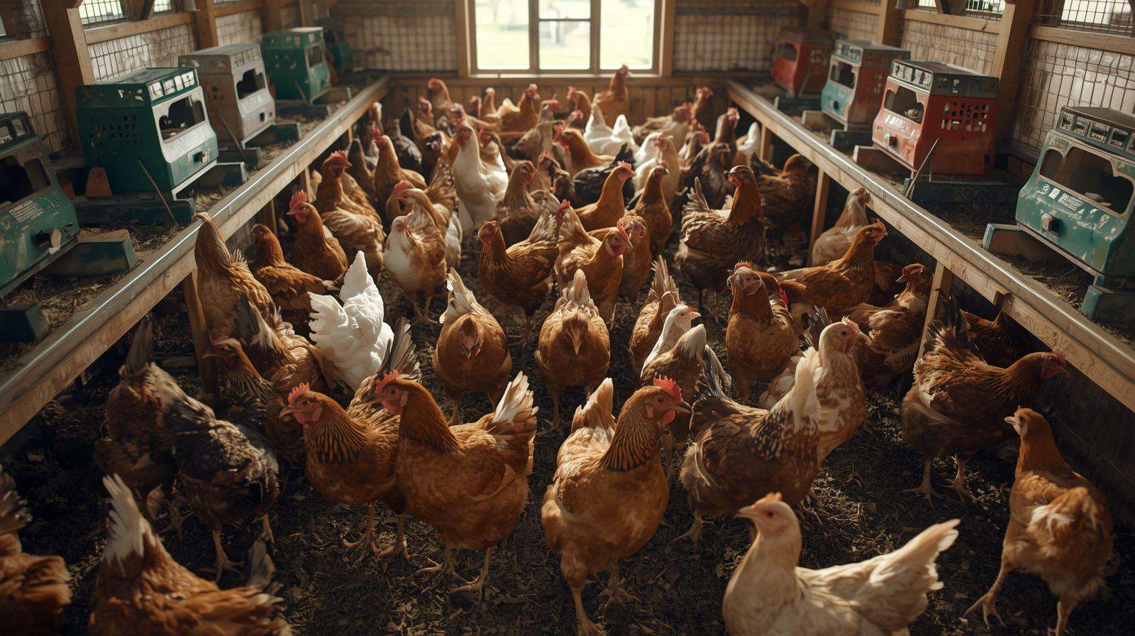 Peaceful mixed flock integration – different breeds and ages living together in coop