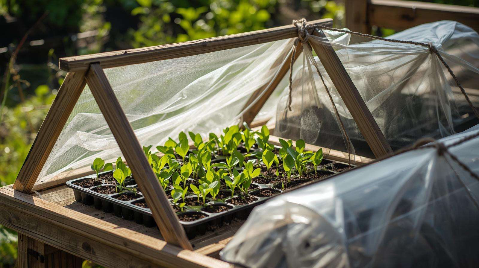 Protecting Seed Trays from Wind and Other Chaos