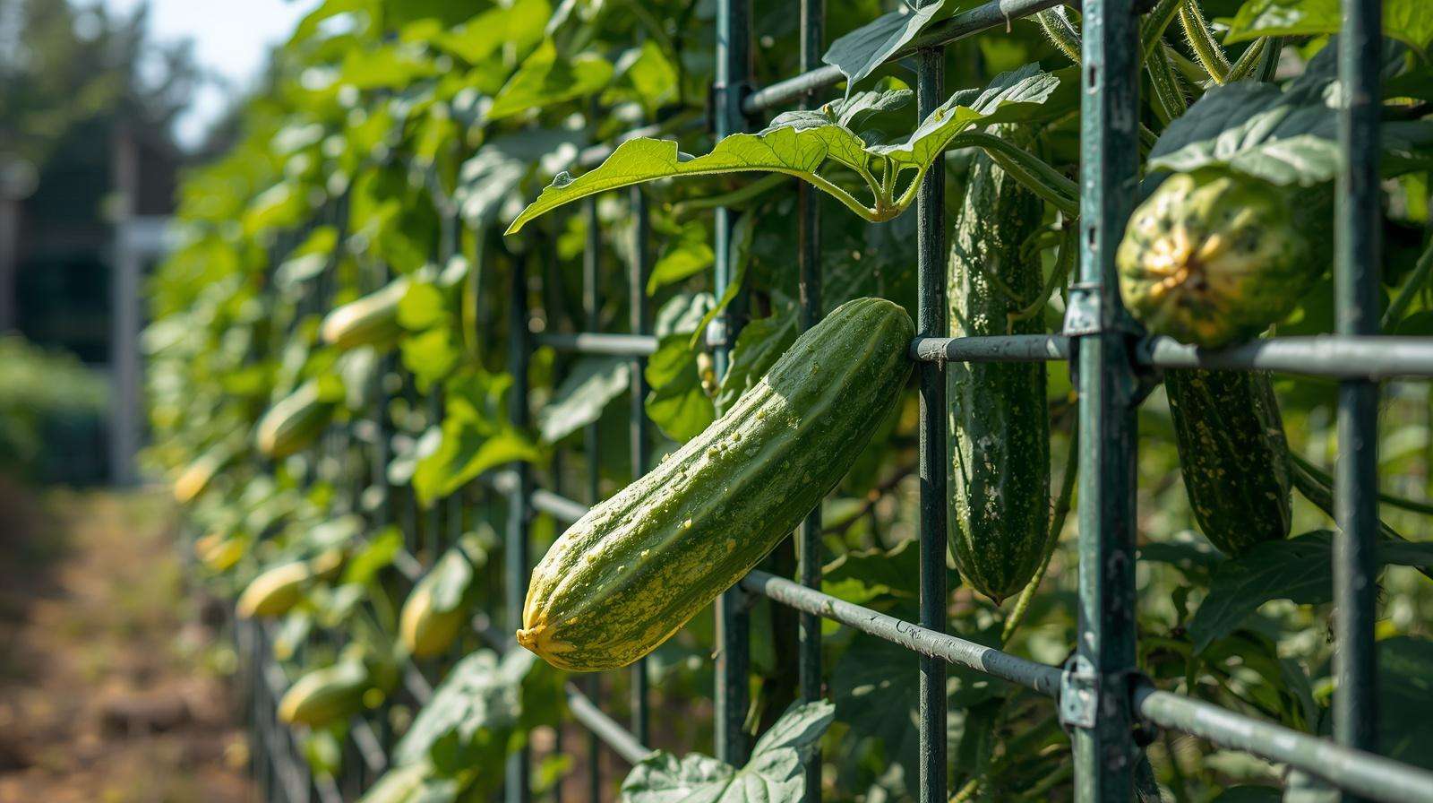 Stronger Vertical Trellises for Cucumbers – Build & Grow
