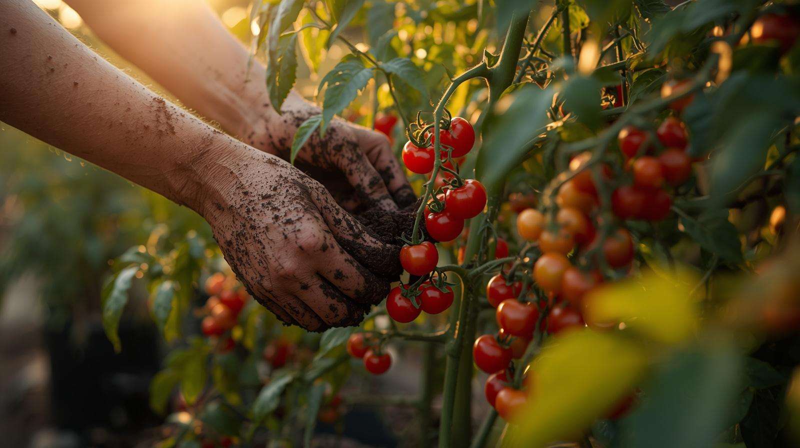 Cherry Tomatoes Going Wild