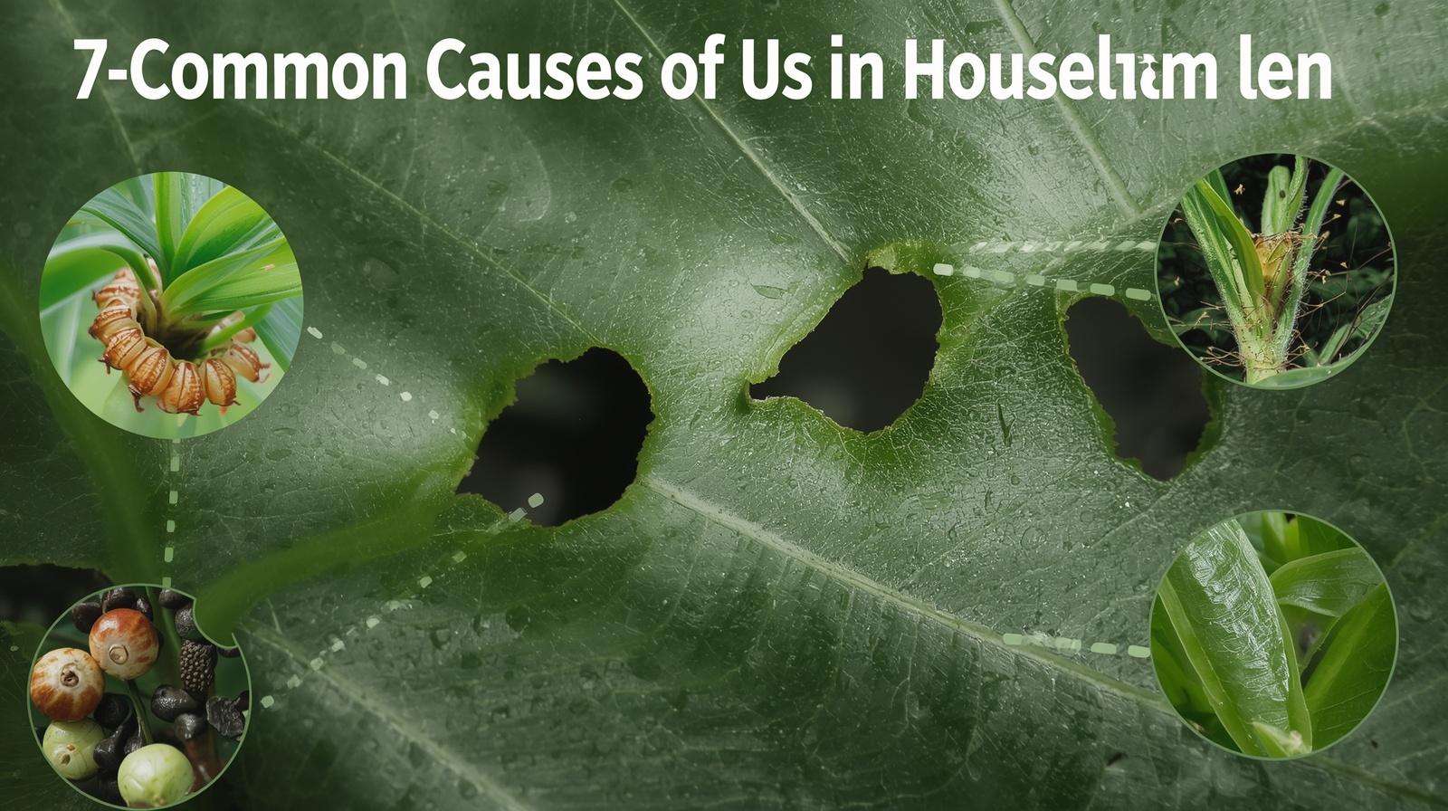 Holes in Houseplant Leaves: Causes & Easy Fixes