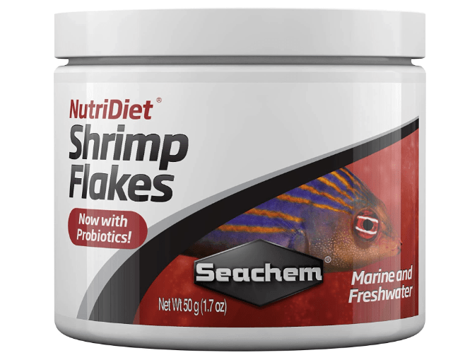 Seachem NutriDiet Shrimp Flakes - 500g with probiotics 