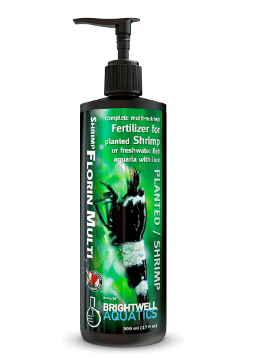 Brightwell Aquatics Shrimp FlorinMulti – Complete Plant Nutrient Supplement for Shrimp & Freshwater Aquariums – Supports Growth, Color & Health – Copper-Free, 500 ml
