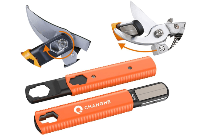 Multi Garden Tool Blade Sharpener - For Sharpening Lawn Mower Blades, Garden Pruners, Axe, Machete, Hedge Shears, Scissors, Hatchets, Pocket Knife Sharpener, speedy sharp sharpener 