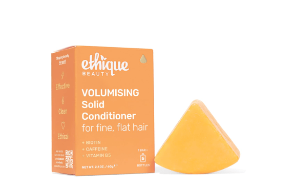 Volumizing Conditioner Bar with Biotin for thin, fine hair - Plastic-Free, Vegan, Cruelty-Free, 2.12 oz