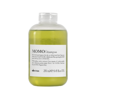 Davines MOMO/Shampoo, Moisturizing Gel Shampoo for Dry or Dehydrated Hair - Deeply Hydrates with Apricots - Gentle Cleanser Restores Softness, Shine & Moisture