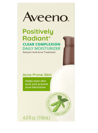 Aveeno Positively Radiant Clear Complexion Face Moisturizer, 